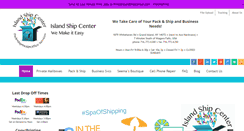 Desktop Screenshot of islandshipcenter.com
