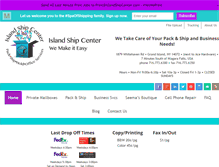 Tablet Screenshot of islandshipcenter.com
